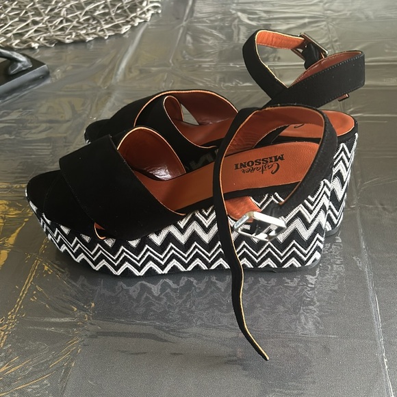 New never worn Castaner missoni wedge sandals brought from Bloomingdale’s - Picture 6 of 11